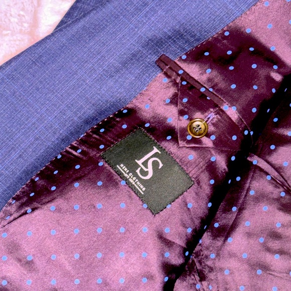 Coppley Drago blue tweed wool Super 130’s blazer sport coat jacket, sz 48 - Picture 6 of 13